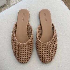 Old Navy Tan Woven Mules 8